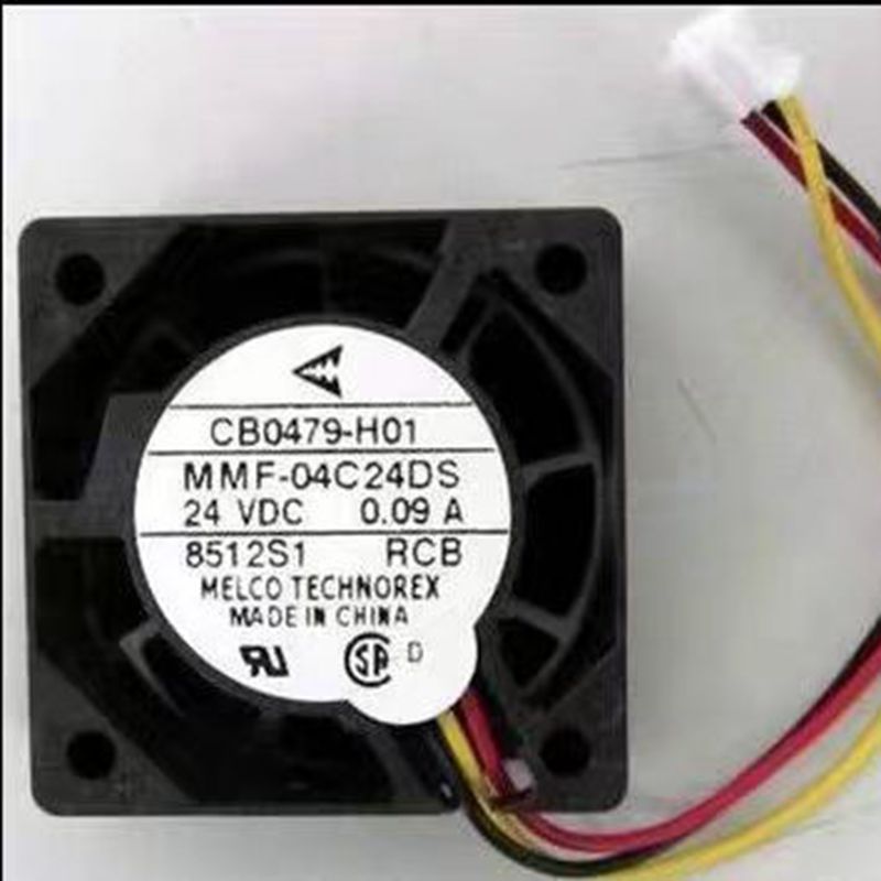 原装三菱MR-J3驱动器风扇CB0479-H01 MMF-04C24DS-RCB 24V 0.09A