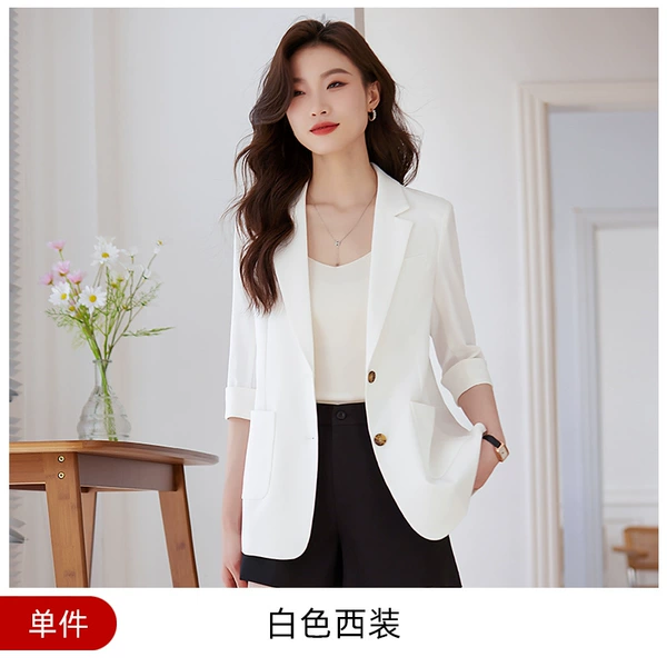 White classic suit jacket