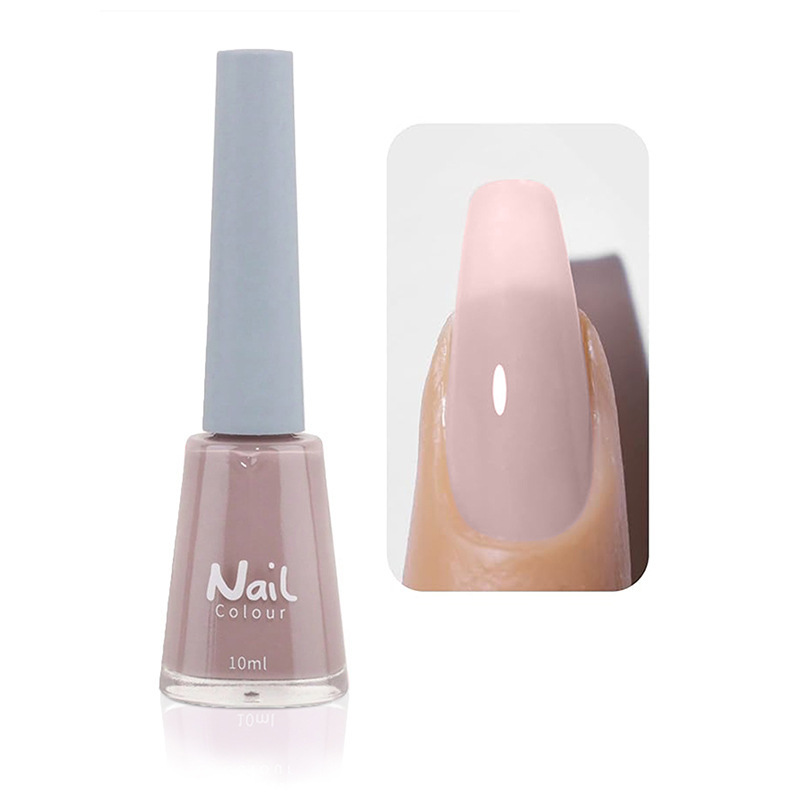 Oily non-peeling long-lasting nail polish baking-free quick-drying non-fading nude transparent nail polish wholesale