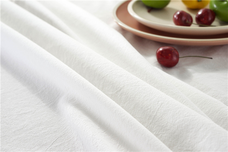Romantic Solid Colour Washed Cotton Lace Tablecloth For Dining_voghion.com