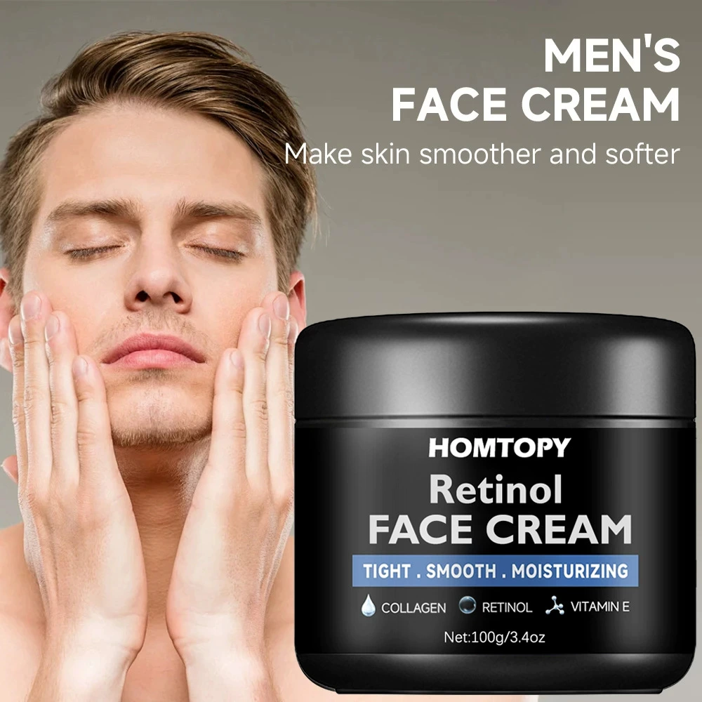 Мужской крем для лица HOMTOPY, крем для лица с ретинолом, крем для лица, увлажняющий, питательный, омолаживающий крем для кожи