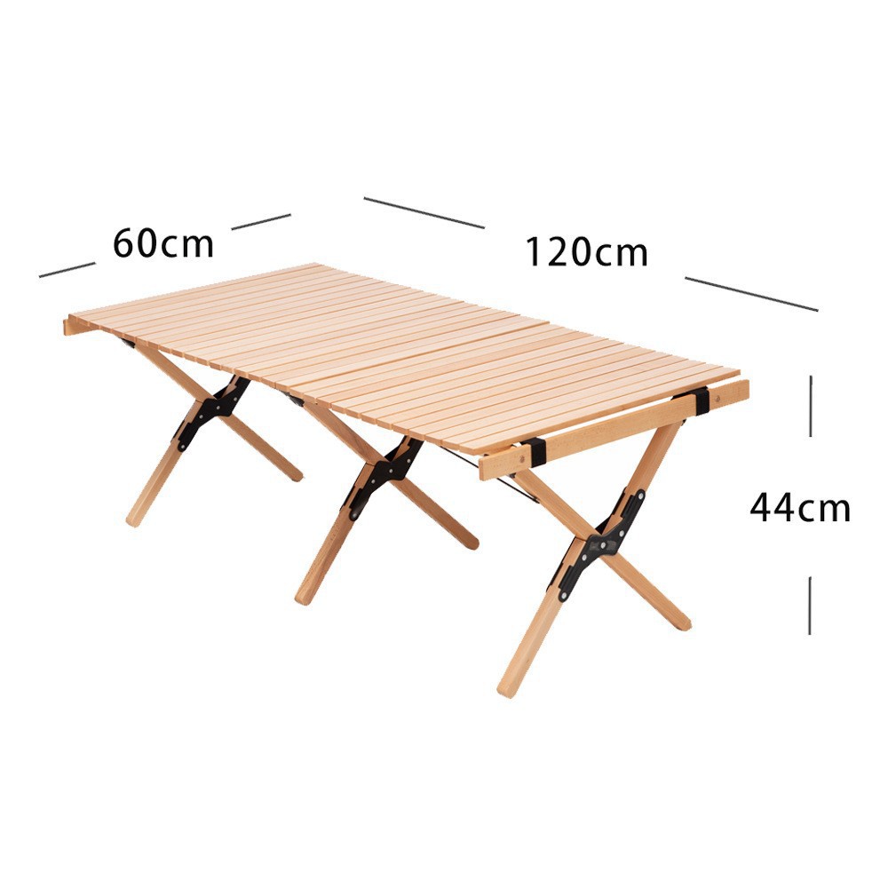 Manufacturer 90CM camp table aluminum alloy egg roll table folding…