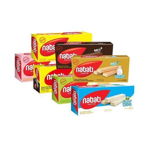 Indonesian Imported Richeese Cheese Wafer Cookies Special Offer 145g*Full Cart Wholesale Leisure Internet Snacks