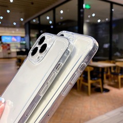 シンプルな透明tpu転倒防止用米15pro携帯ケース15保護カバー14/13宇宙ケースソフトケース