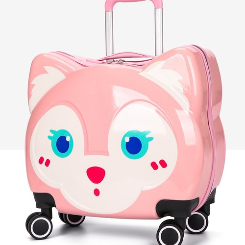 Lina Belle Children's Rolling Suitcase Wholesale Large Capacity 20-inch Luggage Silent Swivel Wheels Cartoon Travel Suitcase