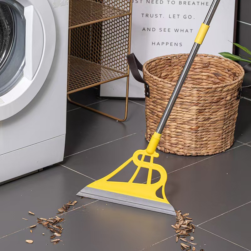 Multifunctional Magic Broom for Home Use, Non-Stick Hair Broom, Bathroom Water Scraper, Wet and Dry Silicone Floor Scraper