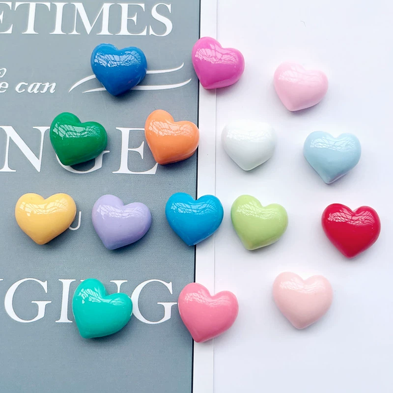 Мини яркое лицо маленькие аксессуары из смолы Любви DIY сердце ювелирные изделия патч в форме сердца чехол для телефона шпилька материал ручной работы