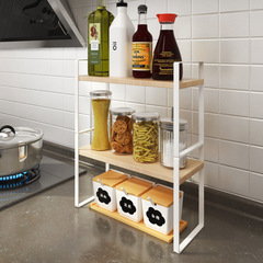 5YA1 kitchen condiment seasoning storage rack desktop cabinet cabinet storage layered rack partition table narrow