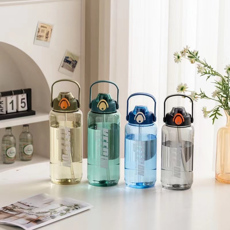 便攜可愛學生水桶杯夏季高顏值健身男大容量運動水杯網紅奶茶杯子