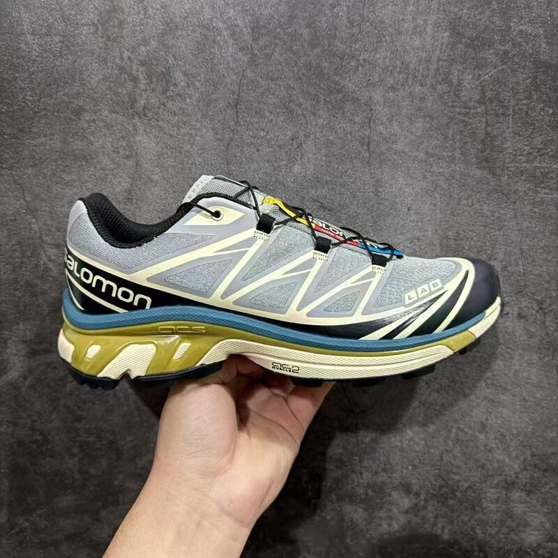 サロモン Salomonxapro3D シャンフィールド グレー メンズ レディース 登山 スポーツ 通気性 滑り止め ランニングシューズ アウトドア|undefined