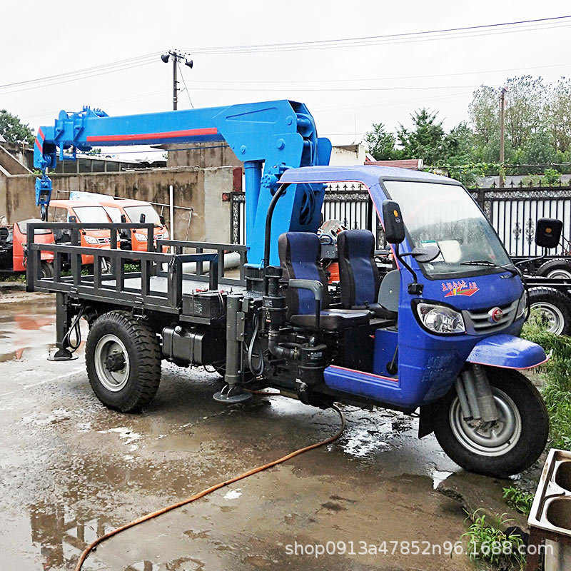 厂家三轮随车吊 三轮随车吊 油电两用液压起重机3吨5吨随车吊