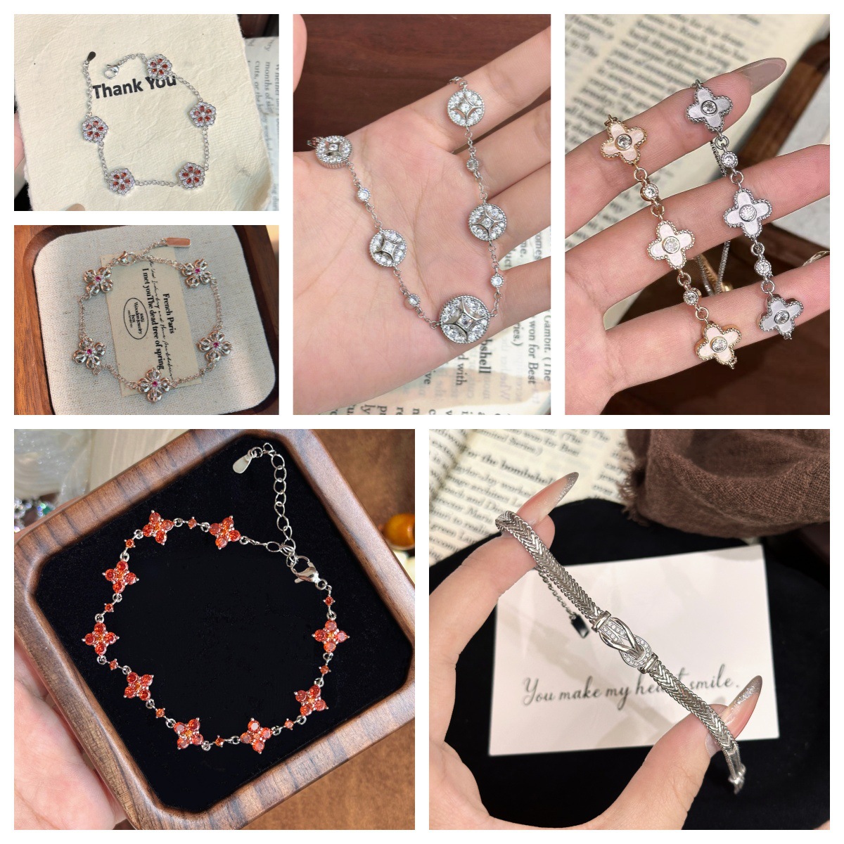 Popular On Xiaohongshu: Full-diamond Heavy-duty Four-leaf Clover Bracelet For Women, Light Luxury With Sparkling_voghion.com