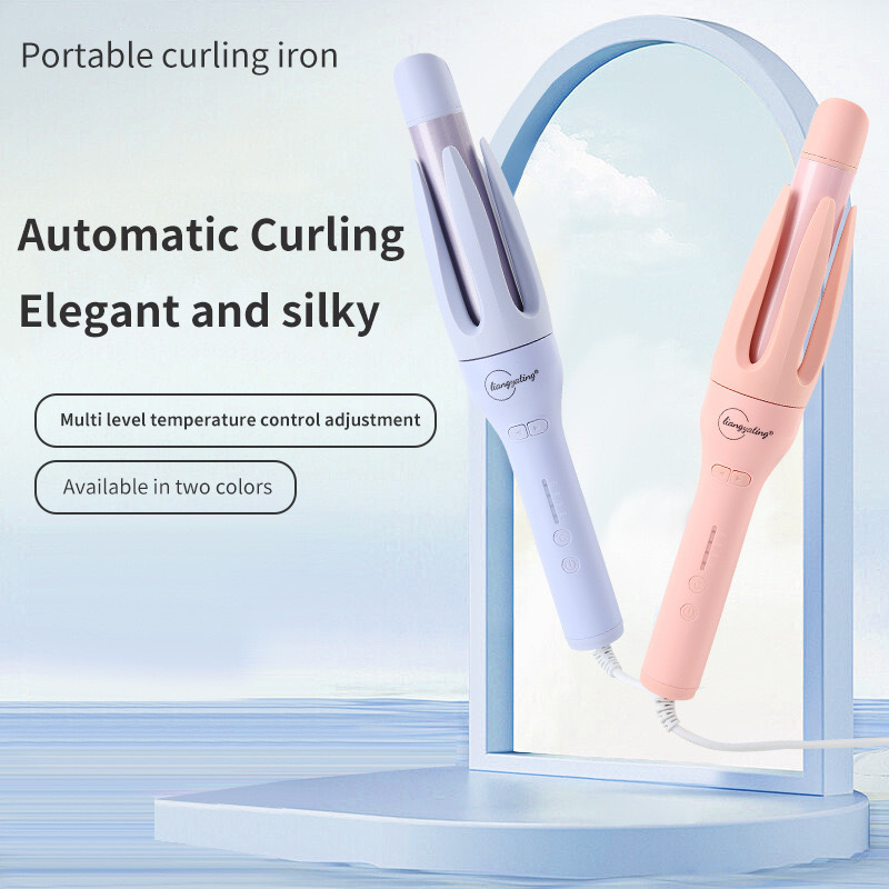 クロスボーダーツーインワン自動ヘアアイロンストレートとカーリング両用ビッグウェーブマイナスイオンは髪を傷つけませんパーマヘアカーリングエッグロールスティック|undefined