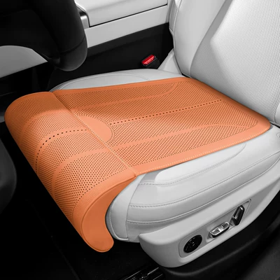 Car seat with extended leg rest Universal seat cover - ideal-orangeintegrated-leg-rest-and-seat-cushion-single-pack-406210