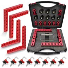 铝合金木工直角尺90度定位块辅助夹固定尺铝型材挤压CNC加工尺