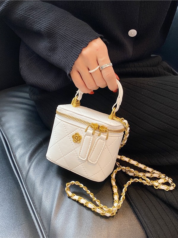 Mini bolso de cadena de diamante para mujeres 2026 nuevo estilo de alta calidad bolso de caja de lujo ligero bolso de hombro universal