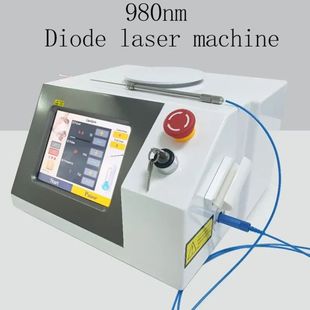 Cross-Border Supply of 980Nm +1470Nm Silk Purifying Instrument Laser Skin Rejuvenation Fiber Optic Foreign Trade Beauty Salon Instrument