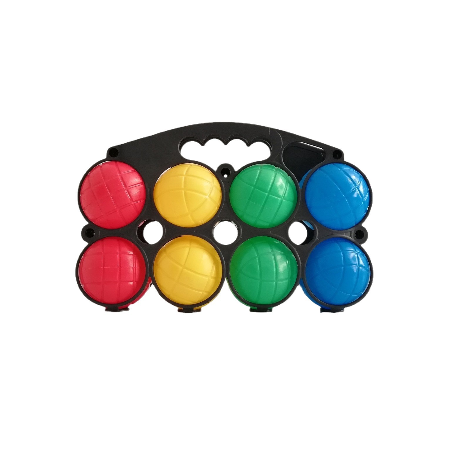 现货批发户外儿童玩具草坪草地游戏球 灌水塑料7.2CM草地球8+1