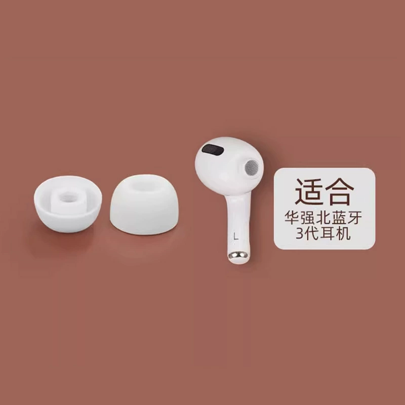 Силиконовые насадки наячки к AirPods Pro, 3 размера S/M/L, мягкие, удобные Bluetooth-аксессуары