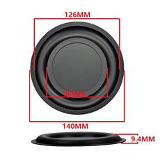 5.5インチ139MM低音振動膜ラッパ振動膜低音低周波膜放射器受動盆