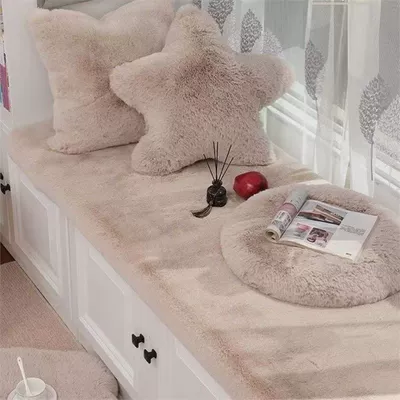 Stain-Resistant Carpet Coffee Table – Car Carpet - khaki-thickened-high-density-50180-cm