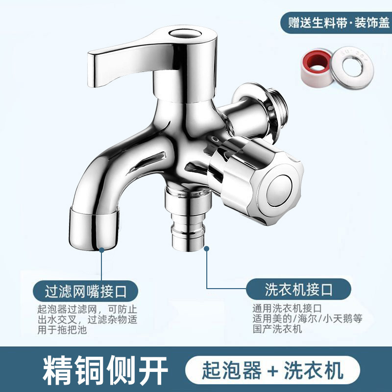 蛇口から水が出る洗濯機の蛇口を長くして蛇口を開けます。|undefined