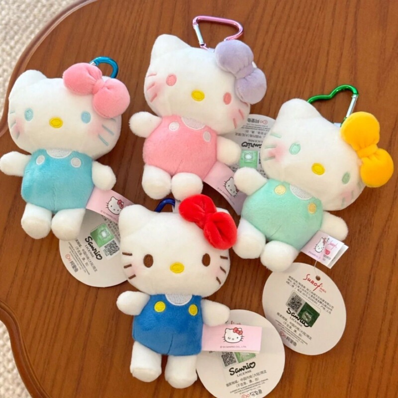 hellokitty小挂件毛绒玩偶可爱蝴蝶结猫咪玩具公仔抛洒小娃娃批货|undefined