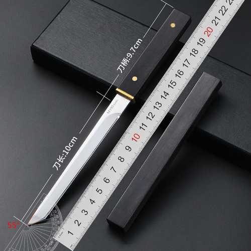 Outdoor knife self-defense portable knife home car emergency camping fruit knife sharp M390 high hardness knife