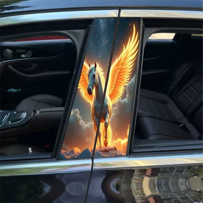 Body sticker | decorative sticker car window B pillar - xk03-1-pair-of-driver-and-co-pilot
