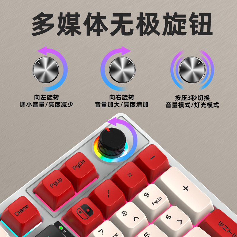 工場現物K98真 � � メカニカルキーボード青軸赤軸有線2色射出成形熱昇華キーキャップゲーム周辺装置|undefined