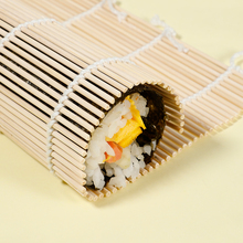 寿司卷帘不沾家用加粗天然竹帘饭团模具卷帘海苔包饭制作工具