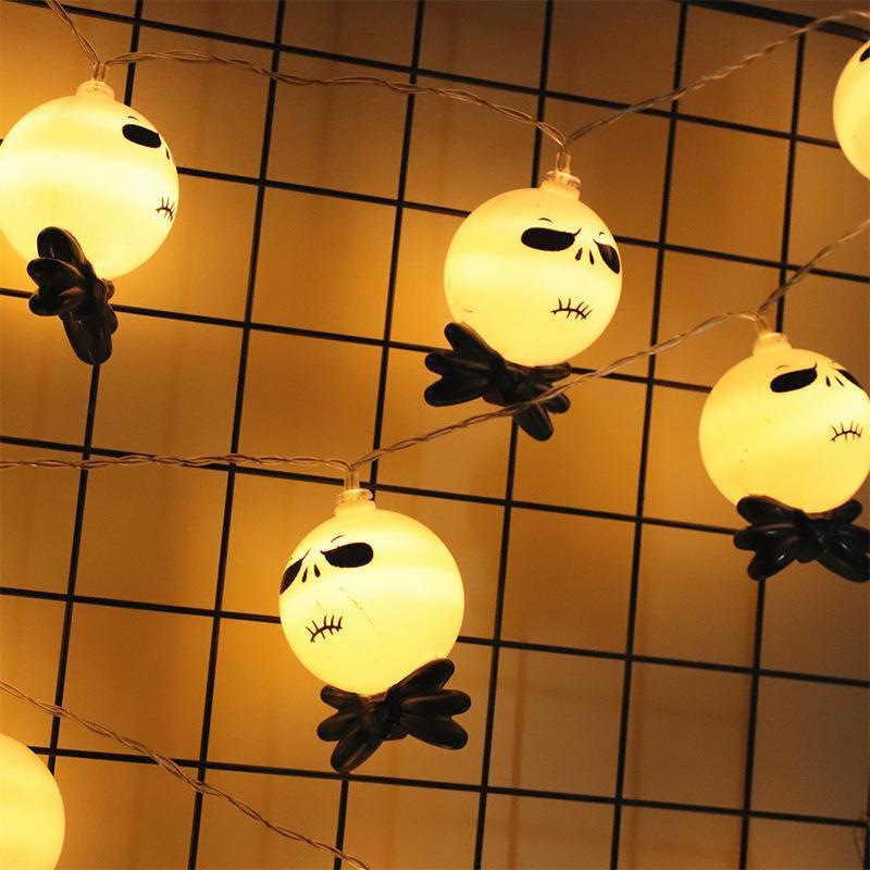アマゾンクロスボーダー新型ledハロウィーン鬼顔灯串幽霊usb電池カラー灯パーティー装飾祝日灯|undefined
