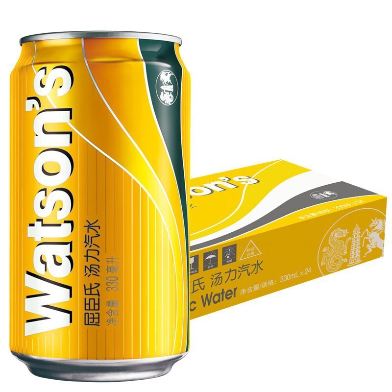 ワトソンズ ソーダ水 330ml レモングラス風味のトニックウォーター ドライジンジャーウォーター 低糖質 脂肪0 低カロリー炭酸飲料|undefined