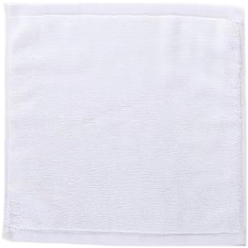 Hotel white towel cotton baking shop hotel canteen kitchen Hotel KTV square square absorbent cotton square towel