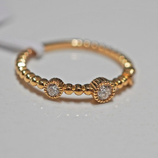 18K�S�������ʯ��ָ�κ��sС���𶹶�������νY�����ӆ��