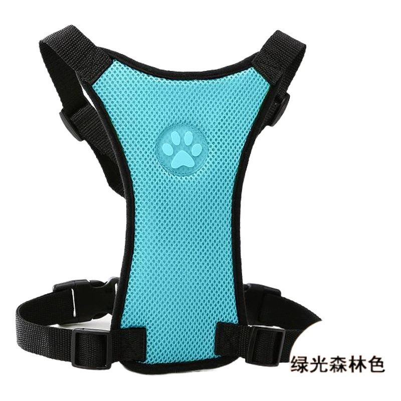 Glow Castle товары для домашних животных Автомобильный Универсальный однослойный дышащий сетчатый нагрудный ремень для домашних животных