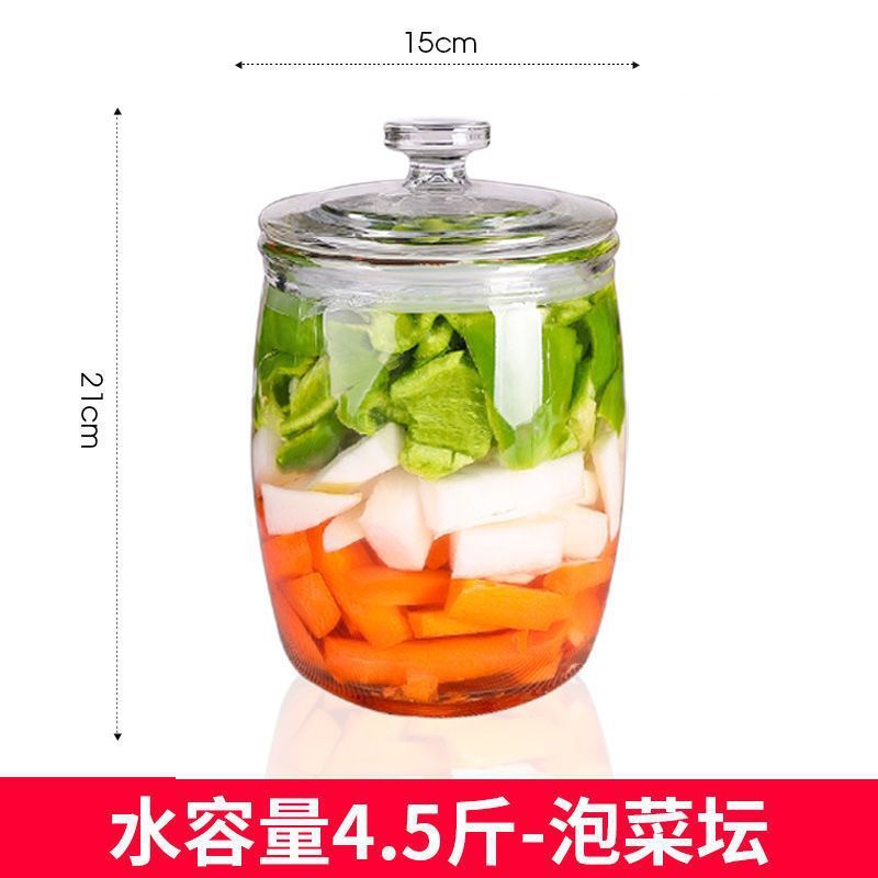 ガラス密封瓶、食品グレードの防虫家庭用米タンク、米バケツ、米麺穀物保存瓶、防湿バケツ|undefined