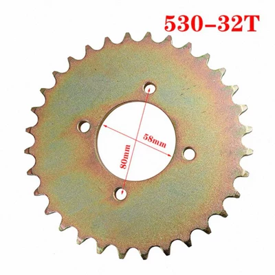 Dəbilqə (Kaska) aksesuarları: speed-up modification, gear disc - 530-32-teeth-58mm-inner-hole-spacing-80mm