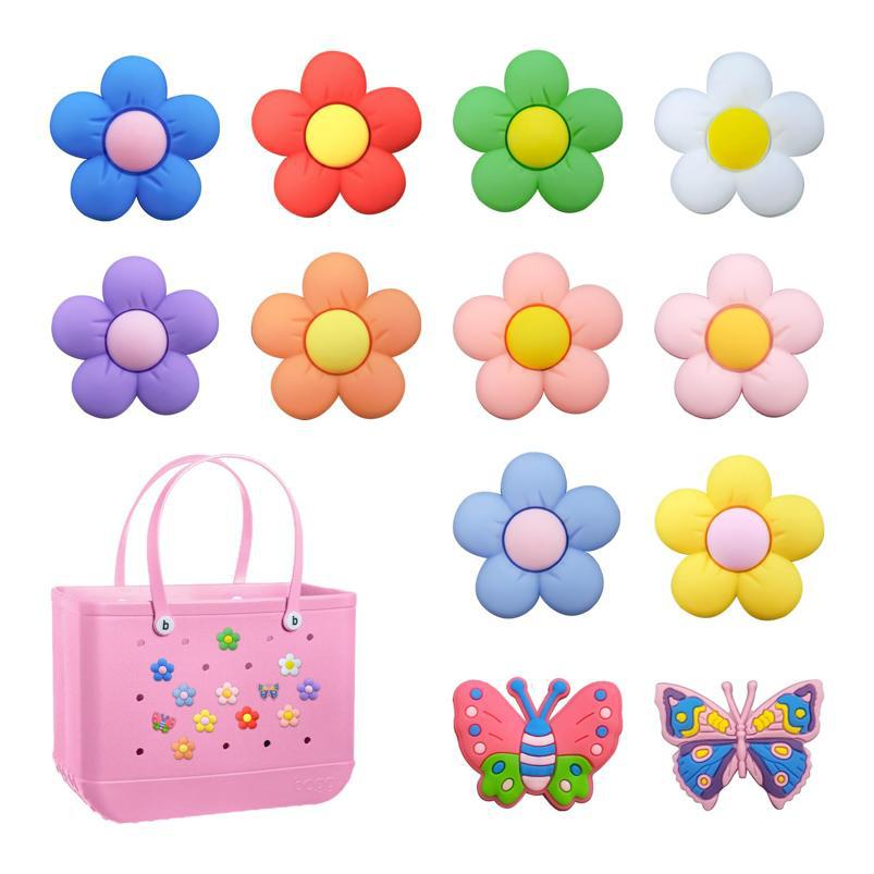 Perforated beach bag charm for Bogg bag, PVC beach charm for simple Southern style.