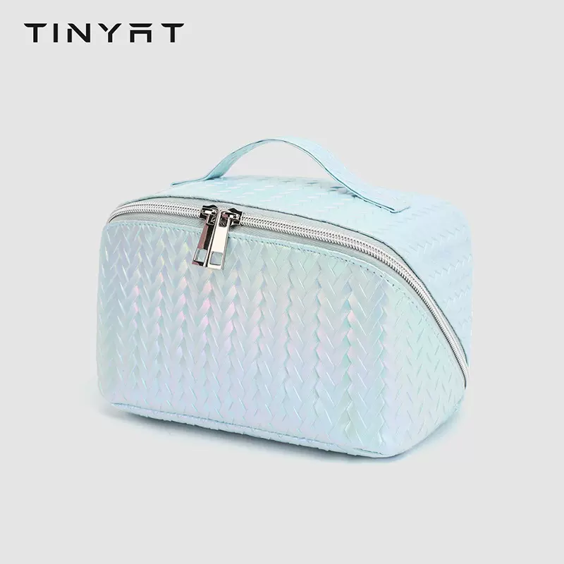 亚马逊跨境化妆包高颜值大容量便捷式亮面化妆包旅行洗漱包收纳包