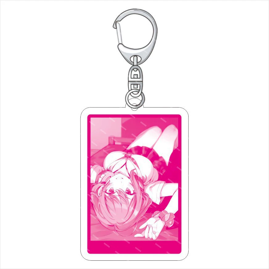Acrylic keychain for friend, pendant