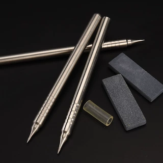 雕刻划线笔金属划针钳工钨钢合金尖头画针记号笔尖头划刀工具