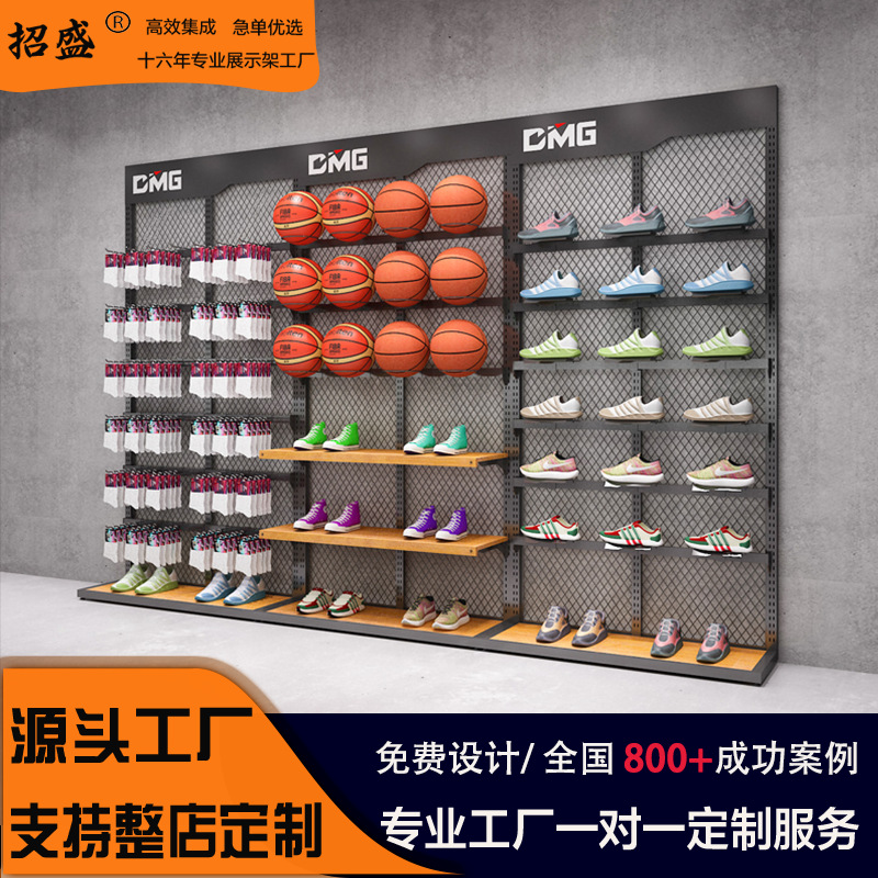 Deportes y ocio Zapatero tienda de ropa estante de exhibición estante fútbol baloncesto Multi-Layer Display Shoe shelf for brand Shoe Store