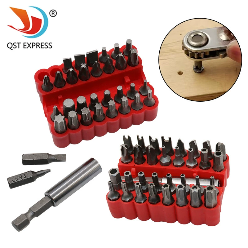 33 шт. Твердая полая электрическая отвертка с головкой отвертки, головка отвертка, отвертка