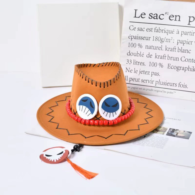 Новый солнцезащитный аниме-шапка One Piece Ковбойская шляпа, Лuffy Aisoqba летних походных головных убор