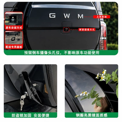 dustproof and scratch-resistant decorative accessories, Spare wheel cover