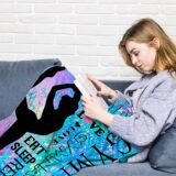 Гимнастическое мягкое фланелевое одеяло, подарок на день рождения