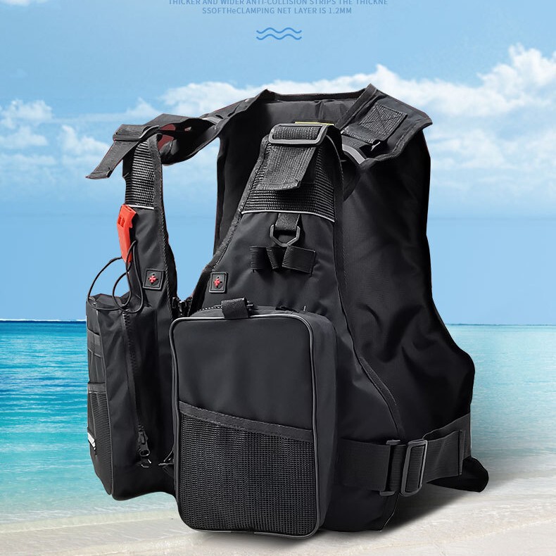 Jiarist Sea Fishing Buoyancy Vest Life Suit Multi-Pocket Fishing Wading Sports Service Luya Sea Fishing Vest