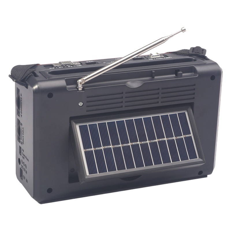 Altavoz de radio solar multifuncional de Bluetooth del YG-50US-BT de la luz de emergencia del Amazonas USB/TF/MP3