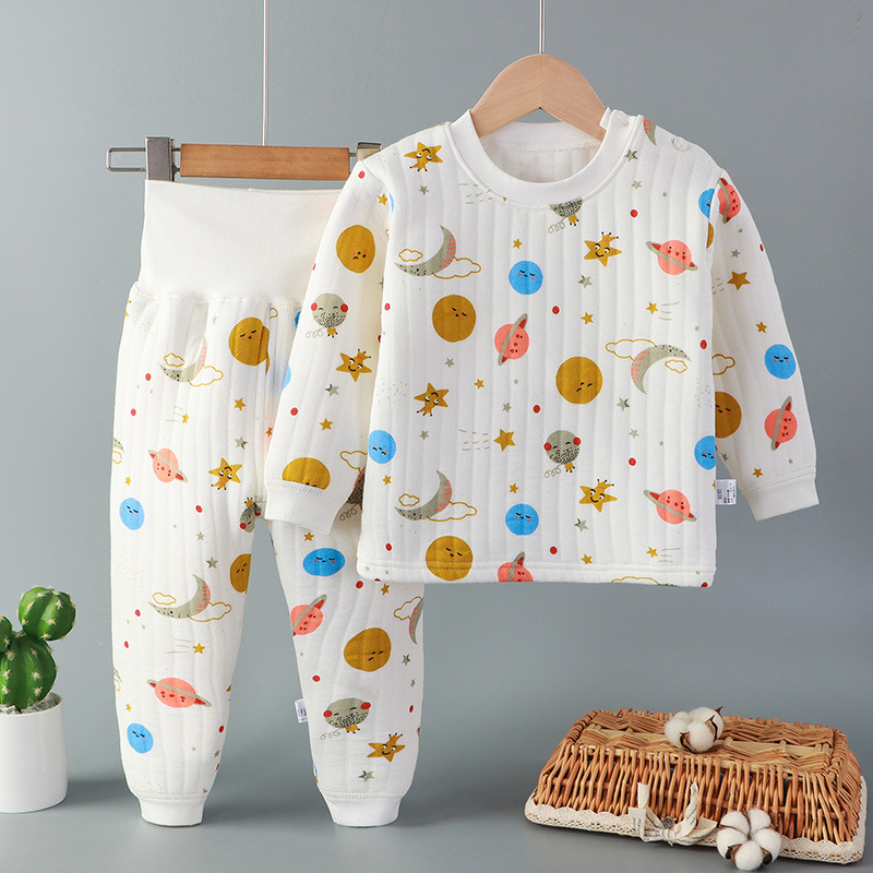 Quilted—planet warm suit